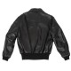 Шкіряна льотна куртка Alpha Industries CWU 45/P MLC21001A1 (Black)