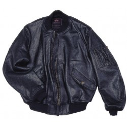 Льотна куртка Leather MA-1 Flight Jacket Alpha Industries MLM21000A1 (Black) Льотна куртка Leather MA-1 Flight Jacket Alpha Industries MLM21000A1 (Black)