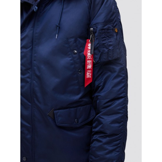 Зимняя куртка аляска Alpha Industries Slim Fit N-3B Parka MJN31210C1 (Rep.Blue)