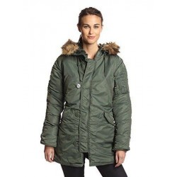 Зимняя женская куртка аляска  Alpha Industries Darla Parka WJD38014C1 (Sage Green) Зимняя женская куртка аляска  Alpha Industries Darla Parka WJD38014C1 (Sage Green)