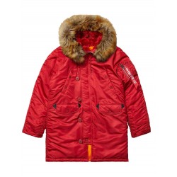Жіноча зимова куртка аляска Alpha Industries N-3B W Parka WJN44502C1 (Commander Red) Жіноча зимова куртка аляска Alpha Industries N-3B W Parka WJN44502C1 (Commander Red)