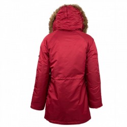 Жіноча зимова куртка аляска Alpha Industries N-3B W Parka WJN44502C1 (Commander Red) Жіноча зимова куртка аляска Alpha Industries N-3B W Parka WJN44502C1 (Commander Red)