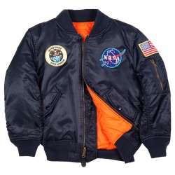 Куртка дитяча Alpha Industries Youth NASA MA-1 YJM21093C1 (Replica Blue) Куртка дитяча Alpha Industries Youth NASA MA-1 YJM21093C1 (Replica Blue)