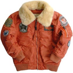 Дитячий бомбер Alpha Industries Boys Maverick Jacket YJM40105C1 (Rust) Дитячий бомбер Alpha Industries Boys Maverick Jacket YJM40105C1 (Rust)