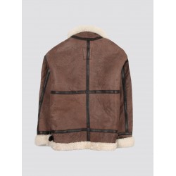 Оригинальная кожаная куртка пилот B-3 Sherpa Alpha Industries MLB21002A1 (Brown) Оригинальная кожаная куртка пилот B-3 Sherpa Alpha Industries MLB21002A1 (Brown)