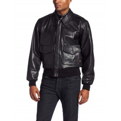 Шкіряна льотна куртка Alpha Industries A-2 Goatskin Leather Jacket MLA21019P1 (Black) Шкіряна льотна куртка Alpha Industries A-2 Goatskin Leather Jacket MLA21019P1 (Black)