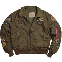 Оригинальная куртка пилот Alpha Industries CWU Pilot X Jacket MJC38014C1 (Sage/Brown) Оригинальная куртка пилот Alpha Industries CWU Pilot X Jacket MJC38014C1 (Sage/Brown)