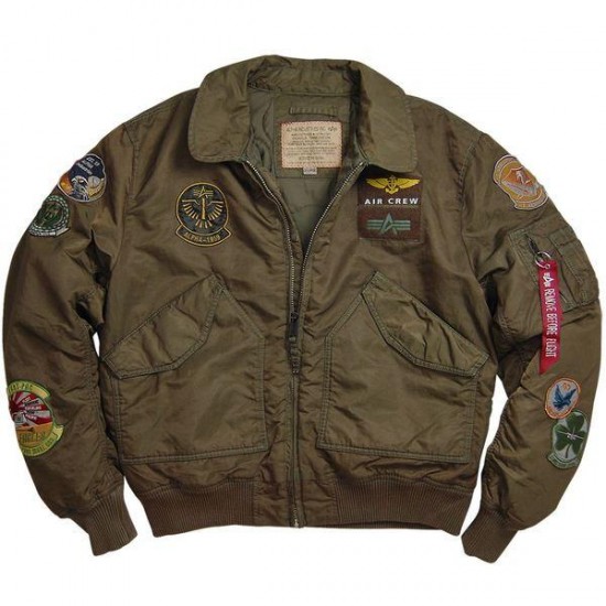 Оригінальна куртка пілот Alpha Industries CWU Pilot X Jacket MJC38014C1 (Sage / Brown)