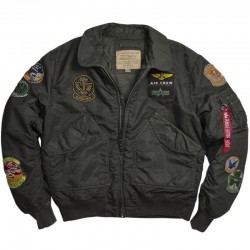 Оригинальная куртка пилот Alpha Industries CWU Pilot X Jacket MJC38014C1 (Sage/Black) Оригинальная куртка пилот Alpha Industries CWU Pilot X Jacket MJC38014C1 (Sage/Black)