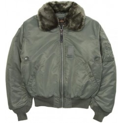 Оригинальный летный бомбер Alpha Industries B-15 Flight Jacket MJB23010C1 (Sage Green) Оригинальный летный бомбер Alpha Industries B-15 Flight Jacket MJB23010C1 (Sage Green)