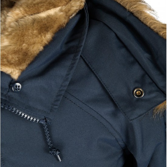 Зимова жіноча куртка аляска Alpha Industries Altitude W Parka WJA44503C1 (Replica Blue)