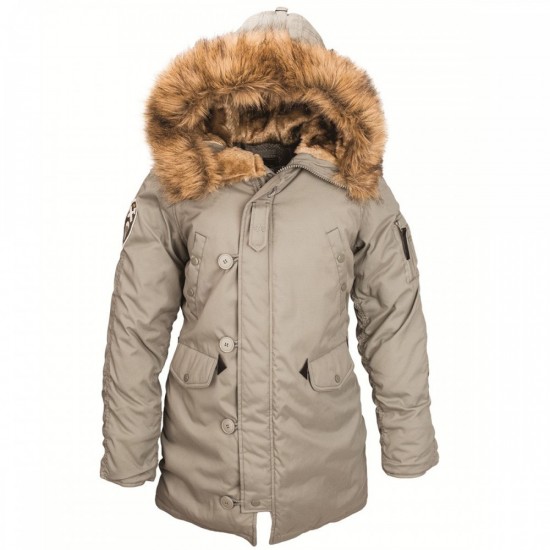 Зимова жіноча куртка аляска Alpha Industries Altitude W Parka WJA44503C1 (Alaska Green)
