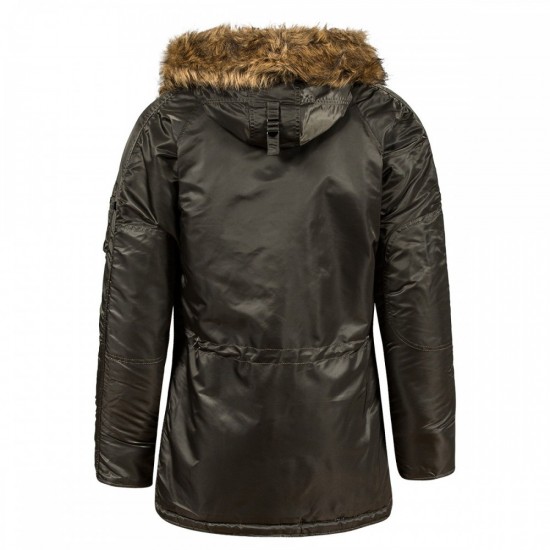 Зимова куртка аляска Alpha Industries Slim Fit N-3B Parka MJN31210C1 (Replica Grey)