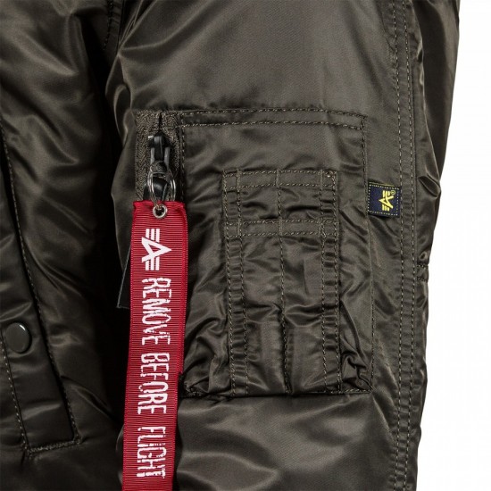 Зимова куртка аляска Alpha Industries Slim Fit N-3B Parka MJN31210C1 (Replica Grey)