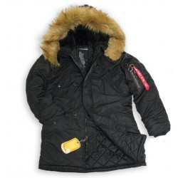 Зимова жіноча куртка аляска Alpha Industries Darla Parka WJD38014C1 (Black) Зимова жіноча куртка аляска Alpha Industries Darla Parka WJD38014C1 (Black)