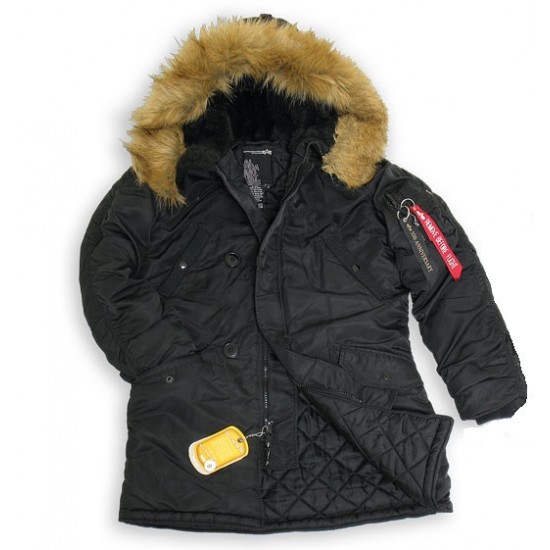 Зимова жіноча куртка аляска Alpha Industries Darla Parka WJD38014C1 (Black)