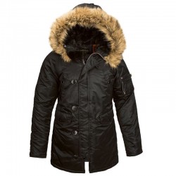 Жіноча зимова куртка аляска Alpha Industries N-3B W Parka WJN44502C1 (Black) Жіноча зимова куртка аляска Alpha Industries N-3B W Parka WJN44502C1 (Black)