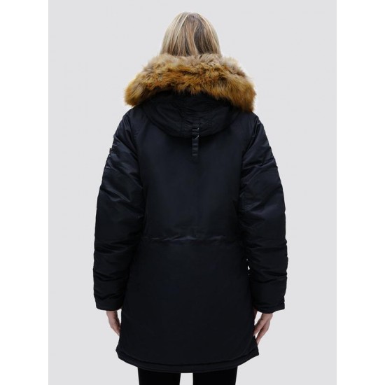 Жіноча зимова куртка аляска Alpha Industries N-3B W Parka WJN44502C1 (Black)