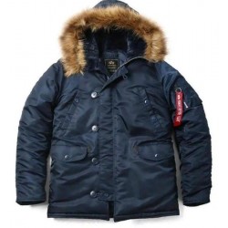 Чоловіча куртка аляска Alpha Industries N-3B Parka MJN31000C1 (Replica Blue) Чоловіча куртка аляска Alpha Industries N-3B Parka MJN31000C1 (Replica Blue)