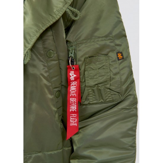 Мужская куртка аляска Alpha Industries N-3B Parka MJN31000C1 (Sage Green)
