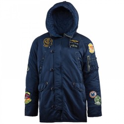 Оригинальная парка Alpha Industries N-3B Pilot Parka (Sage/Replica Blue) Оригинальная парка Alpha Industries N-3B Pilot Parka (Sage/Replica Blue)