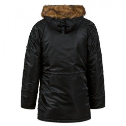 Зимова куртка аляска Alpha Industries Slim Fit N-3B Parka MJN31210C1 (Black / Brown Fur) Зимова куртка аляска Alpha Industries Slim Fit N-3B Parka MJN31210C1 (Black / Brown Fur)