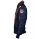 Бомбер Top Gun Official B-15 men's Flight Bomber Jacket With Patches TGJ1542P (Navy)