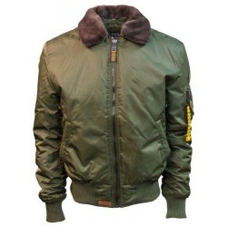 Бомбер Top Gun B-15 men's Heavy Duty Vintage Flight Bomber Jacket TGJ1542 (Olive) Бомбер Top Gun B-15 men's Heavy Duty Vintage Flight Bomber Jacket TGJ1542 (Olive)