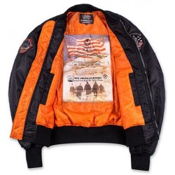 Бомбер Top Gun MA-1 Nylon Bomber Jacket with Patches TGJ1540P (Black) Бомбер Top Gun MA-1 Nylon Bomber Jacket with Patches TGJ1540P (Black)
