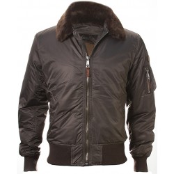 Бомбер Top Gun B-15 Men's Heavy Duty Vintage Flight Bomber Jacket TGJ1542 (Brown) Бомбер Top Gun B-15 Men's Heavy Duty Vintage Flight Bomber Jacket TGJ1542 (Brown)
