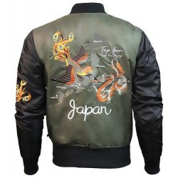 Оригинальный бомбер Top Gun The Flying Legend Bomber Jacket TGJ1634 (Olive) Оригинальный бомбер Top Gun The Flying Legend Bomber Jacket TGJ1634 (Olive)