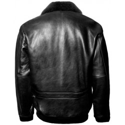 Кожаная летная куртка Offical Top Gun Military G-1 Jacket (Black) Кожаная летная куртка Offical Top Gun Military G-1 Jacket (Black)