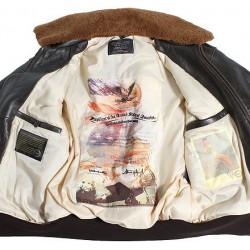 Оригинальная кожаная куртка Offical Top Gun Military G-1 Jacket (Brown) Оригинальная кожаная куртка Offical Top Gun Military G-1 Jacket (Brown)