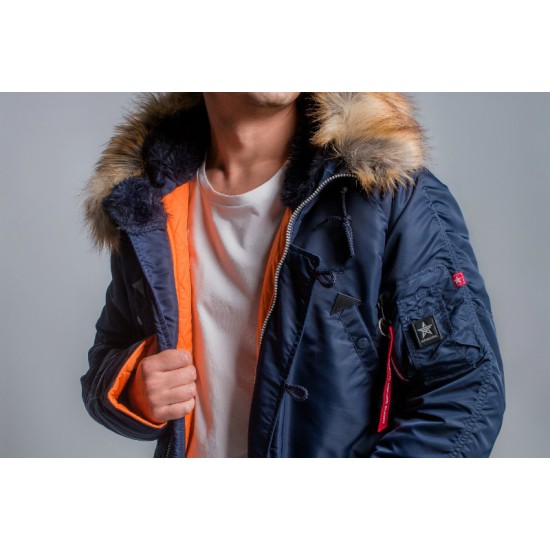 Зимова куртка аляска Winter Parka Thinsulate Airboss 171000123221T (синя)