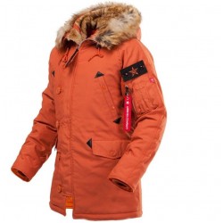 Оригинальная мужская куртка аляска Snorkel Parka Airboss 171000133223 (оранжевая) Оригинальная мужская куртка аляска Snorkel Parka Airboss 171000133223 (оранжевая)