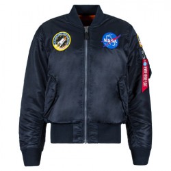 Бомбер Alpha Industries NASA MA-1 Flight Jacket MJM21093C1 (Rep.Blue) Бомбер Alpha Industries NASA MA-1 Flight Jacket MJM21093C1 (Rep.Blue)