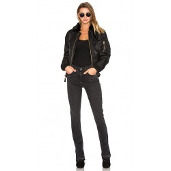 Жіночий бомбер Alpha Industries B-15 Slim Fit Flight Jacket WJM44500C1 (Black) Жіночий бомбер Alpha Industries B-15 Slim Fit Flight Jacket WJM44500C1 (Black)
