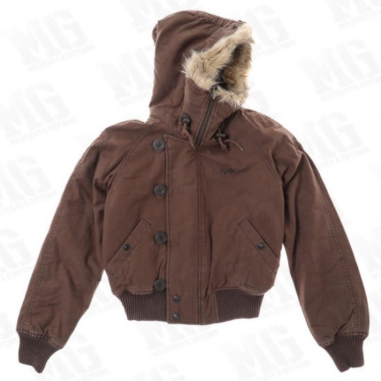 Жіноча куртка парка Alpha Industries N-2B Cotton (Brown)