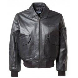 Оригинальная кожаная куртка Boeing CWU 45/P Leather Bomber Jacket 1120120100400001 (Black) Boeing