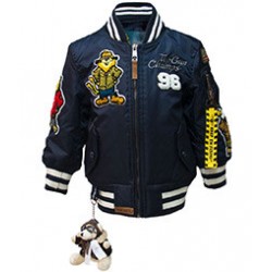 Дитяча льотна куртка Top Gun kid's MA-1 Champs Bomber with hoodie TGK1737 (Navy) Дитяча льотна куртка Top Gun kid's MA-1 Champs Bomber with hoodie TGK1737 (Navy)
