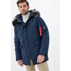 Оригинальная мужская куртка аляска Snorkel Parka Airboss 171000133223 (синяя) Оригинальная мужская куртка аляска Snorkel Parka Airboss 171000133223 (синяя)