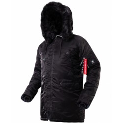 Оригинальная зимняя куртка аляска Airboss Winter Parka 171000123221 (черная) Оригинальная зимняя куртка аляска Airboss Winter Parka 171000123221 (черная)