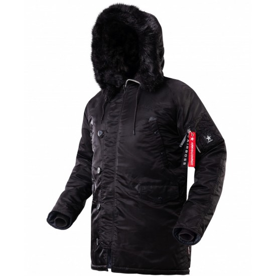 Оригінальна зимова куртка аляска Airboss Winter Parka 171000123221 (чорна)