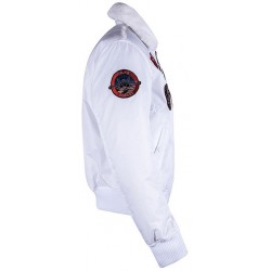 Бомбер Top Gun Official B-15 men's Flight Bomber Jacket With Patches TGJ1542P (White) Бомбер Top Gun Official B-15 men's Flight Bomber Jacket With Patches TGJ1542P (White)