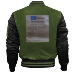 Бомбер Top Gun MA-1 Color Block Bomber Jacket TGJ1649 (Olive/Black) Бомбер Top Gun MA-1 Color Block Bomber Jacket TGJ1649 (Olive/Black)