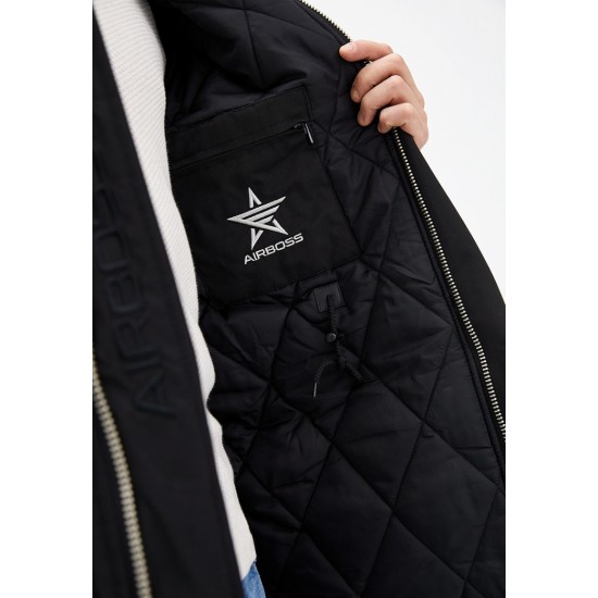 Мужская зимняя куртка аляска Airboss N-5B Tardis 175000803228 (черная)