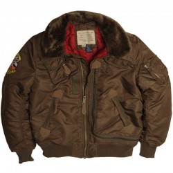 Оригинальная куртка пилот Alpha Industries Injector MJI38016C1 (Brown) Оригинальная куртка пилот Alpha Industries Injector MJI38016C1 (Brown)