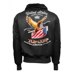 Чоловічий бомбер Top Gun Eagle CW45 Jacket TGJ1938 (Black) Чоловічий бомбер Top Gun Eagle CW45 Jacket TGJ1938 (Black)