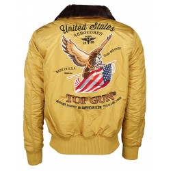 Чоловічий бомберTop Gun Eagle CW45 Jacket TGJ1938 (Wheat) Чоловічий бомберTop Gun Eagle CW45 Jacket TGJ1938 (Wheat)