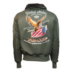 Бомбер Top Gun Eagle CW45 Jacket TGJ1938 (Olive) Бомбер Top Gun Eagle CW45 Jacket TGJ1938 (Olive)